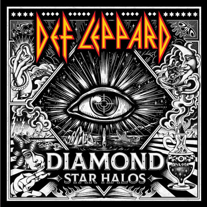 DEF LEPPARD - DIAMOND STAR HALOS - RECORD