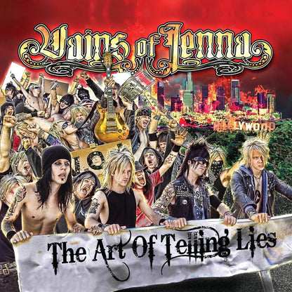 VAINS OF JENNA - THE ART OF TELLING LIES BLACK - RECORD