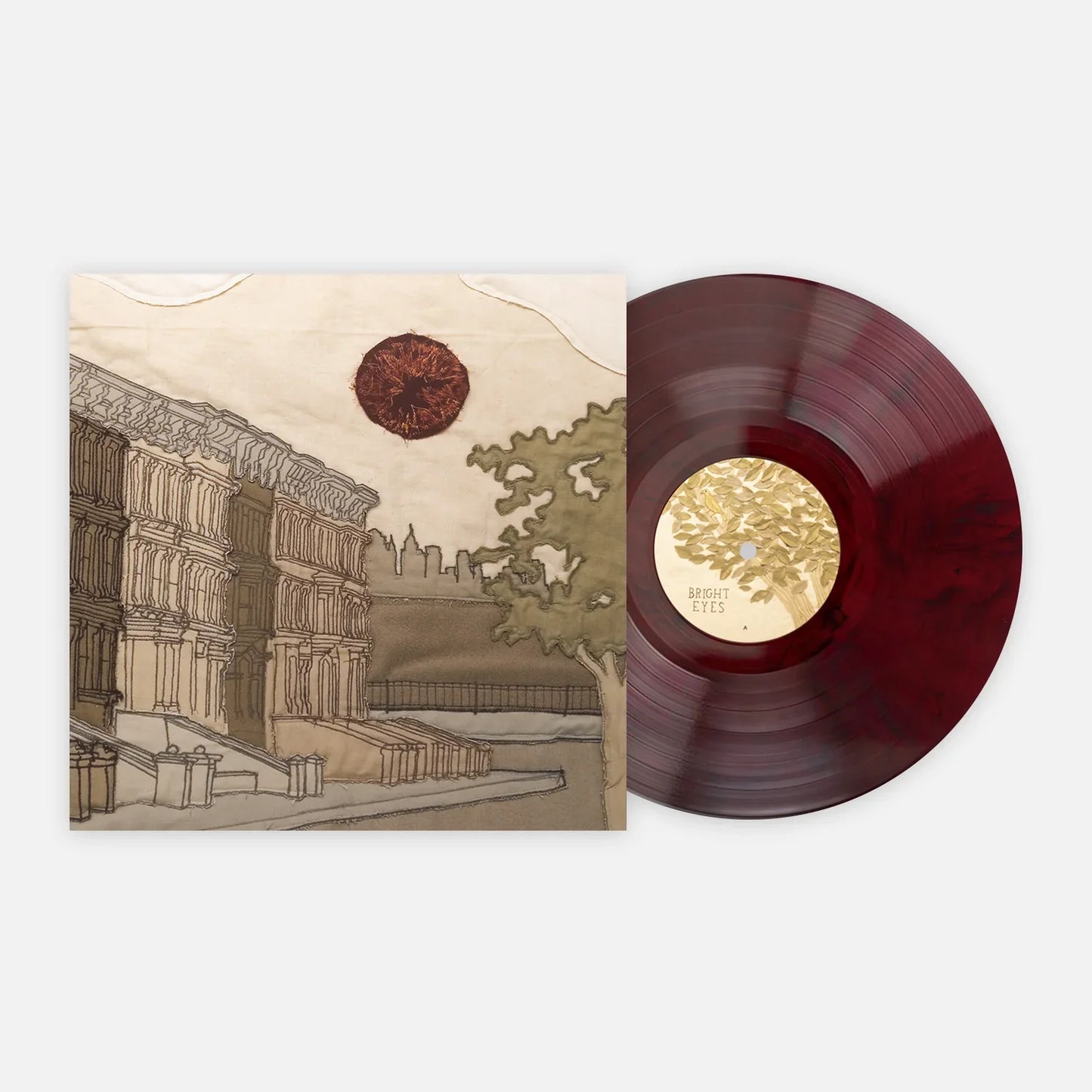 BRIGHT EYES - I'M WIDE AWAKE, IT'S MORNING RED MARBLE VMP VERSION - RECORD