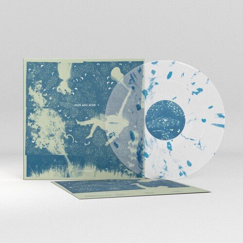 IRON & WINE - LIGHT VERSE - CLEAR W/ BLUE SWIRL - RECORD