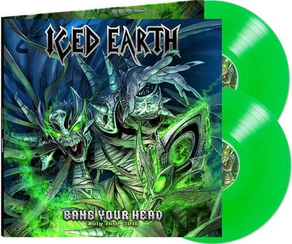 ICED EARTH - BANG YOUR HEAD - GREEN - RECORD